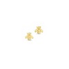 Gold Bee Stud Earrings