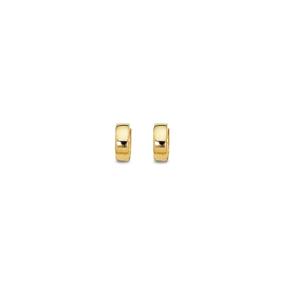 Gold Thick Mini Huggie Earrings