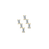 Gold & CZ Baguette Ear Climber