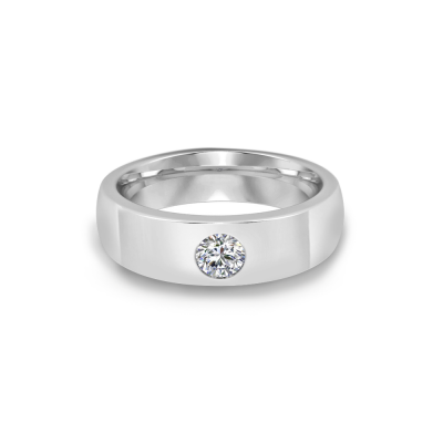 Classic Stone Wedding Ring