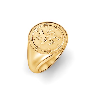 Signet Coin Ring
