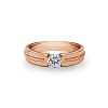 Diamond Tension Set Wedding Ring