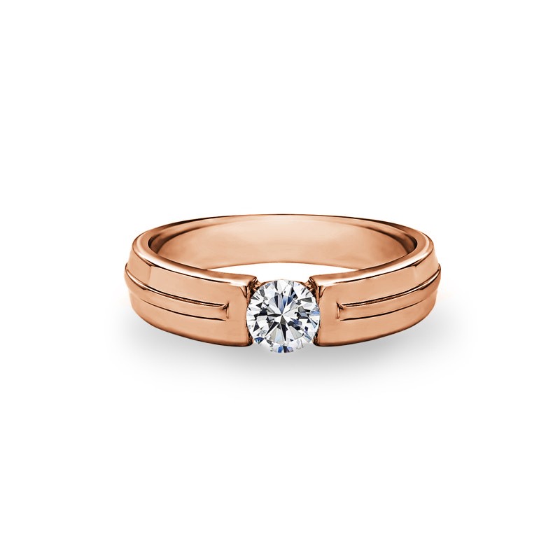 Diamond Tension Set Wedding Ring