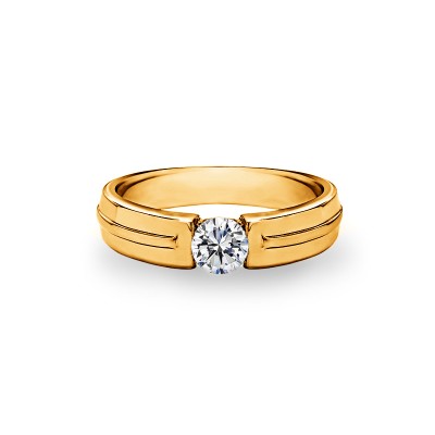 Moissanite Tension Set Wedding Ring