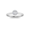.18 Ctw Moissanite Halo Promise Ring