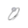 .18 Ctw Moissanite Halo Promise Ring