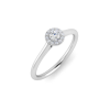 .18 Ctw Diamond Halo Promise Ring