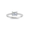 .50 Ct East West Emerald Lab Diamond Pavé Ring