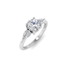 1.40 Ctw Diamond Cherish Three Stone Engagement Ring