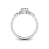 1.40 Ctw Diamond Cherish Three Stone Engagement Ring