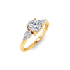 1.40 Ctw Diamond Cherish Three Stone Engagement Ring