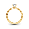 1.10 Ctw Diamond Infinity Milgrain Engagement Ring
