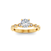 1.10 Ctw Diamond Infinity Milgrain Engagement Ring