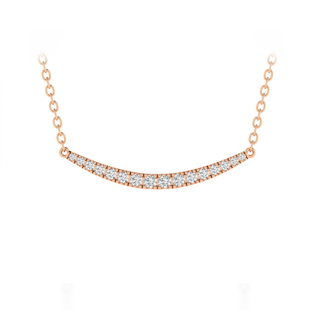 Pavé Smile Necklace