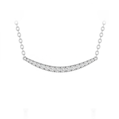 Pavé Smile Necklace