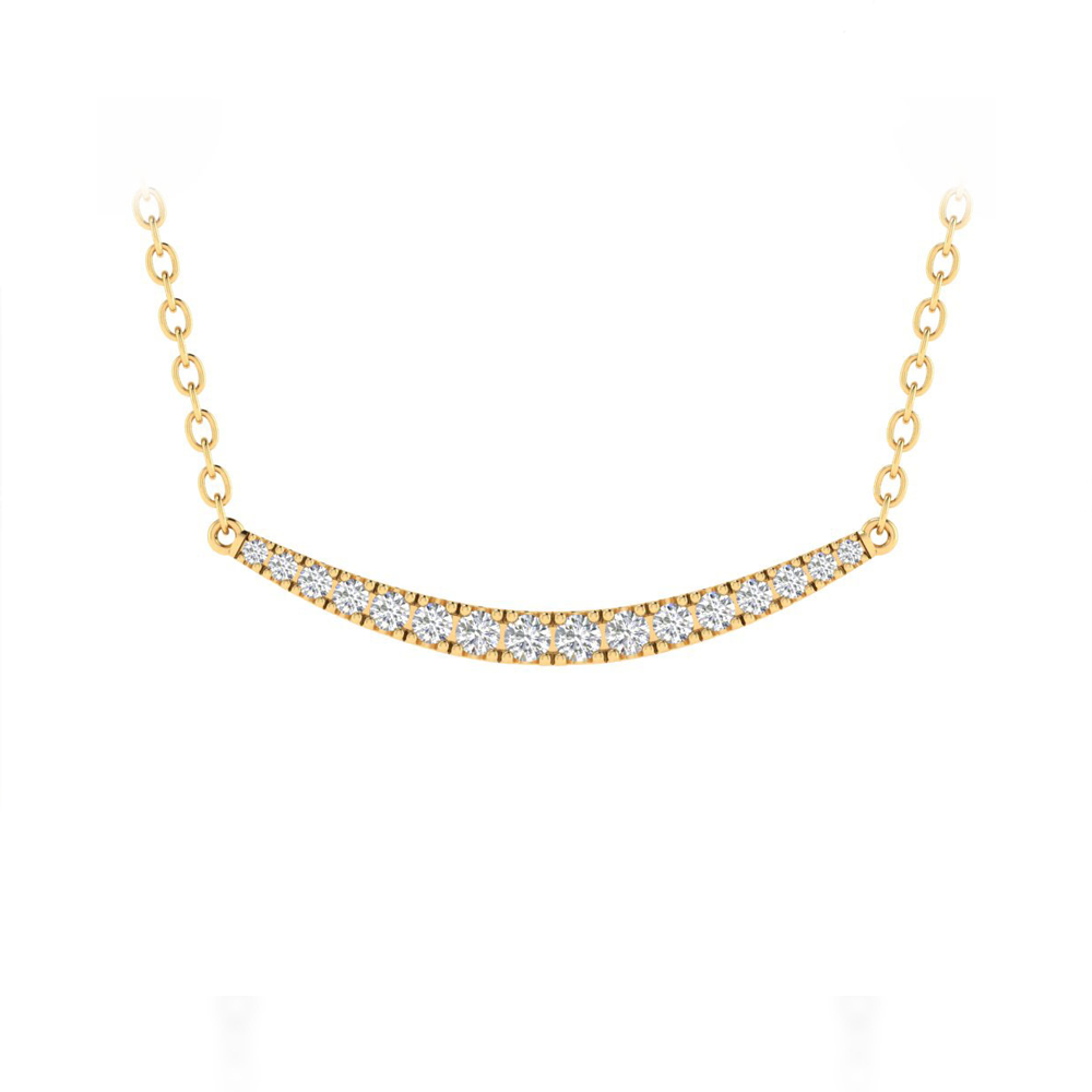 Pavé Smile Necklace