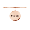 Large Personalized Round Charm