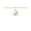 Small Framed Heart Charm