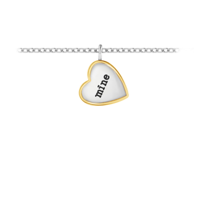 Personalized Large Framed Heart Charm
