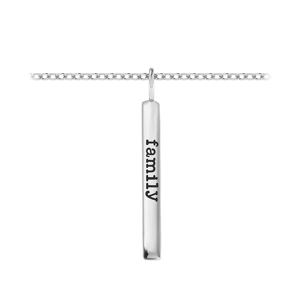 Medium Personalized Vetical Bar Charm