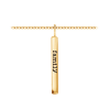 Medium Personalized Vetical Bar Charm