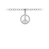 Small Peace Sign Charm