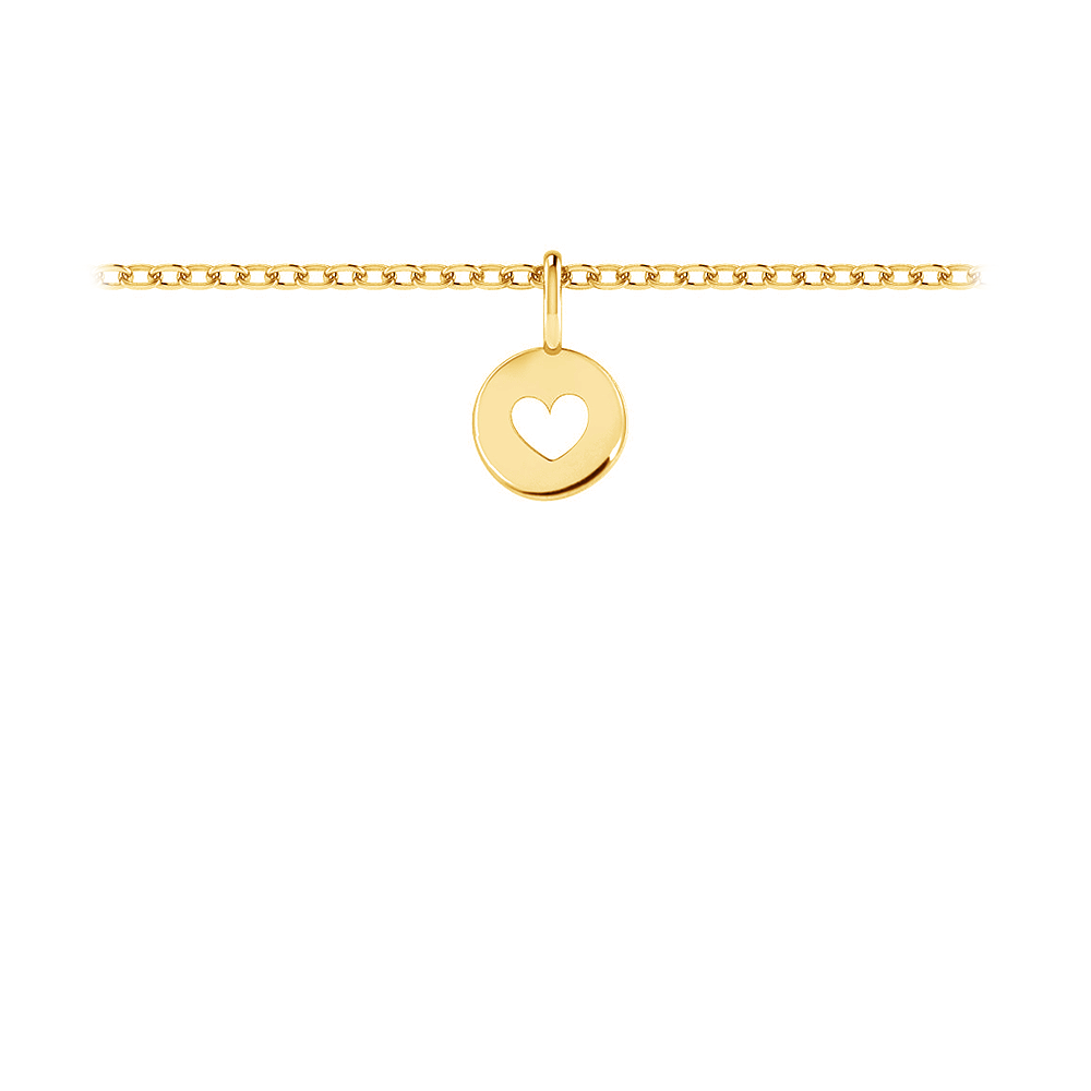Mini Cutout Heart Charm