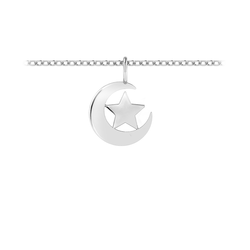 Crescent Star Charm