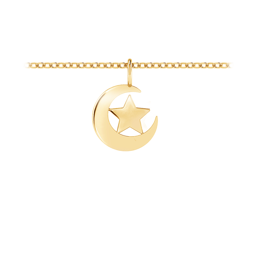 Crescent Star Charm