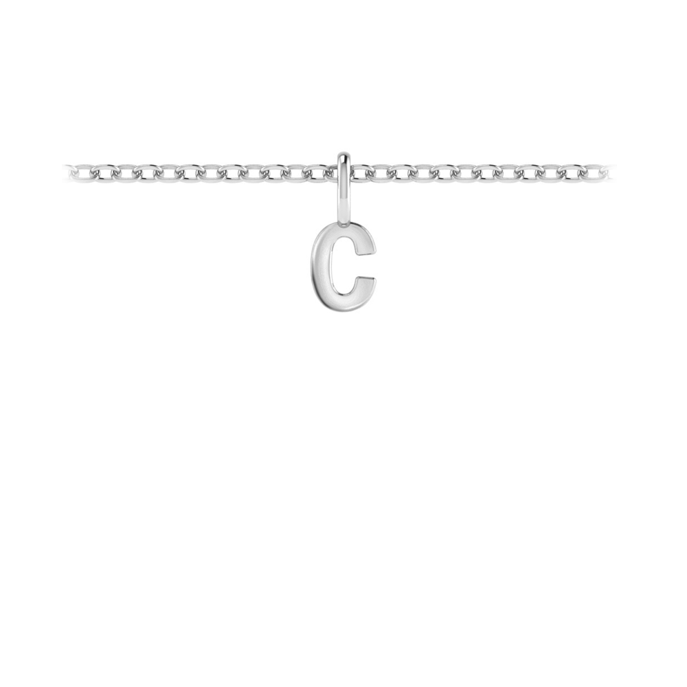 Mini Block Letter Charm C