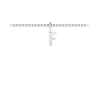Mini Block Letter Charm F