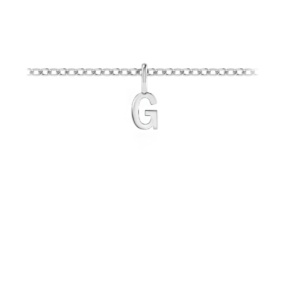 Mini Block Letter Charm G