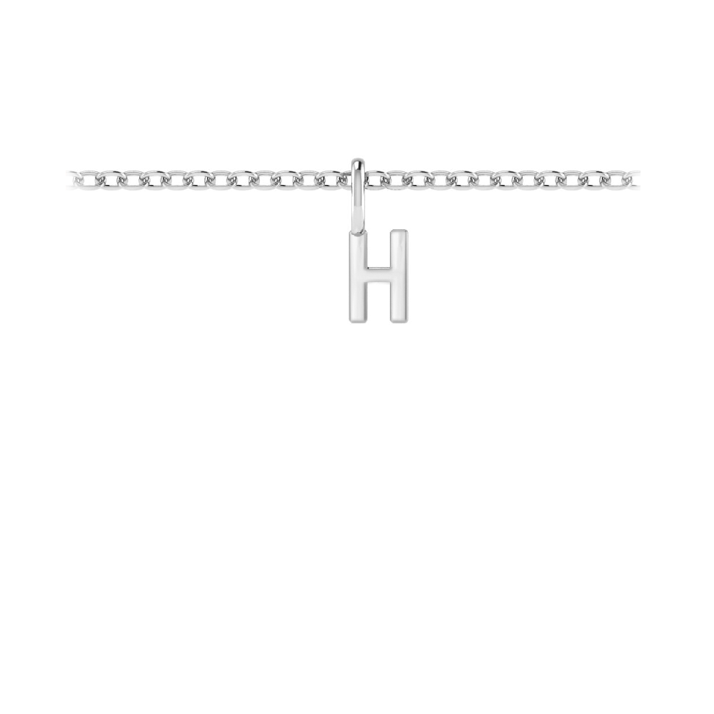 Mini Block Letter Charm H