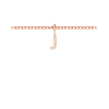 Mini Block Letter Charm J