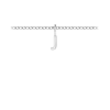 Mini Block Letter Charm J