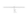 Mini Block Letter Charm K