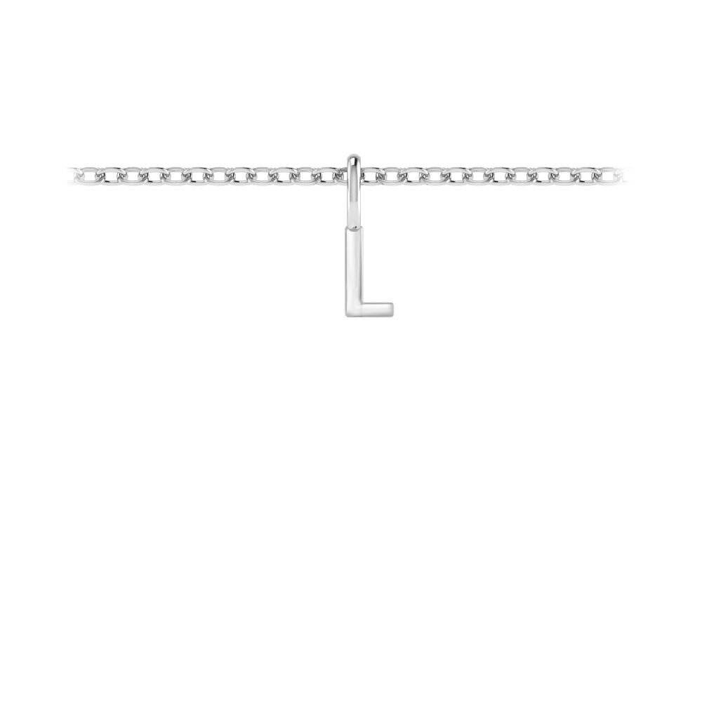 Mini Block Letter Charm L