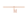 Mini Block Letter Charm M
