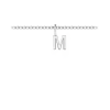 Mini Block Letter Charm M