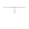 Mini Block Letter Charm O