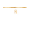 Mini Block Letter Charm R