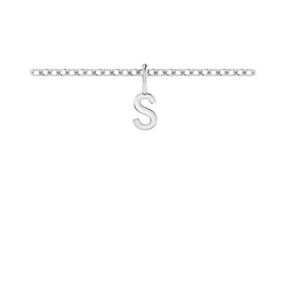 Mini Block Letter Charm S