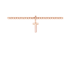 Mini Block Letter Charm T