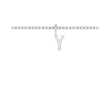 Mini Block Letter Charm Y