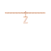 Mini Block Letter Charm Z