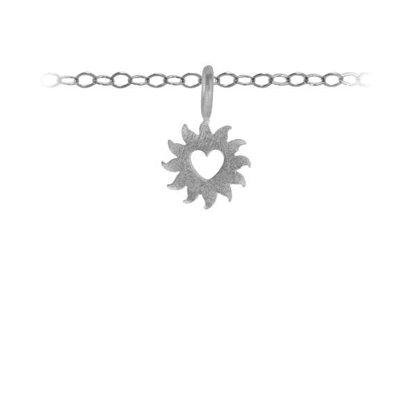 Sunshine Heart Charm