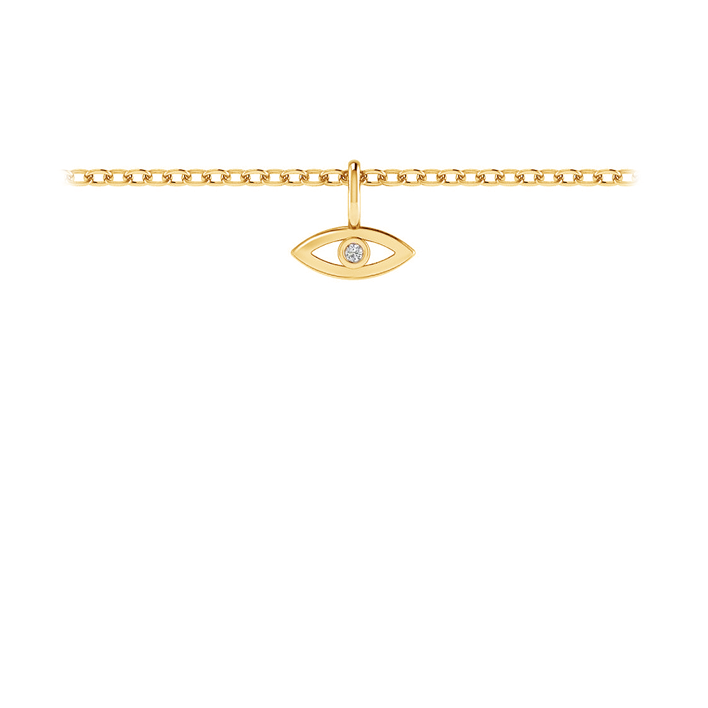 Evil Eye Birthstone Charm