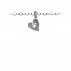 Cutout Paw Heart Charm