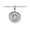 Diamond Pavé Initial Charm D