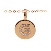 Diamond Pavé Initial Charm G